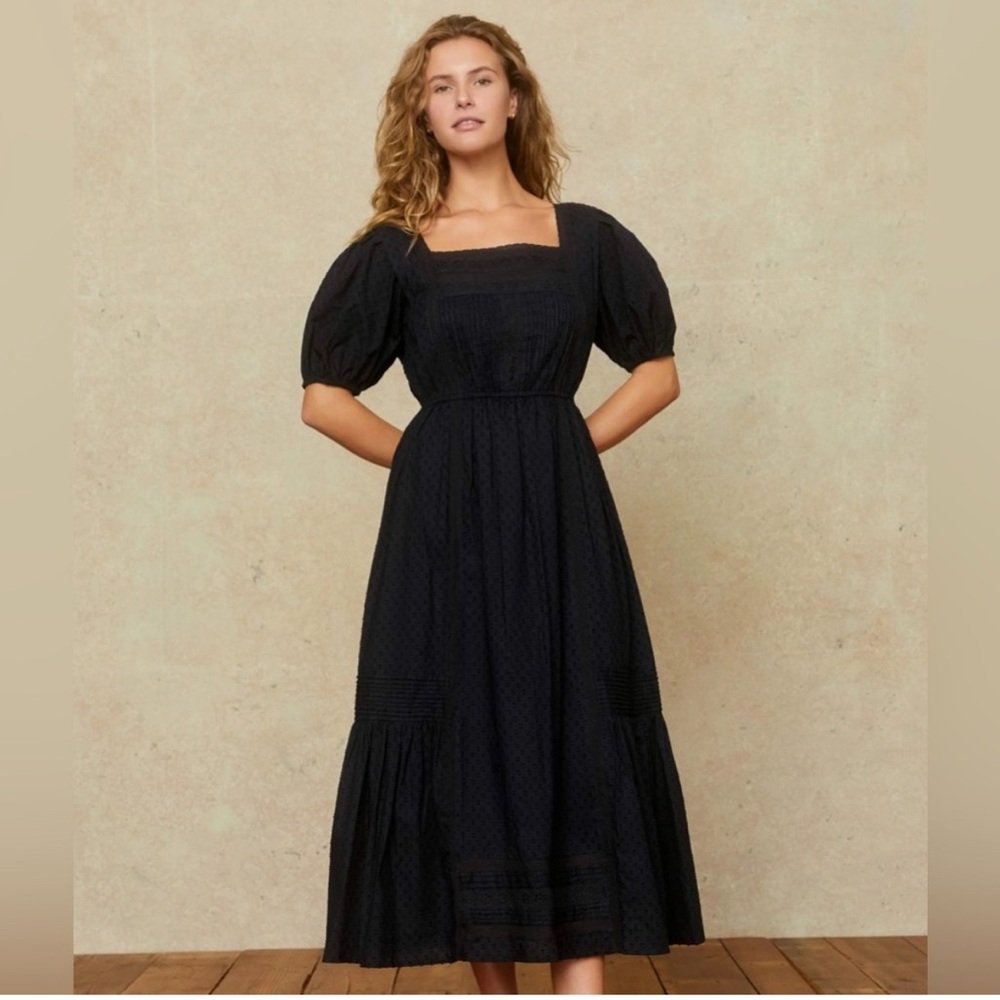 Christy Dawn The Louisa Dress in Anthracite NWT